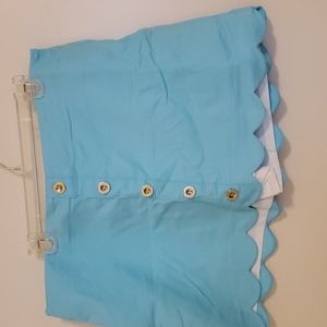 Lilly Pulitzer Kaylie skort sz 14 Blue Ibiza